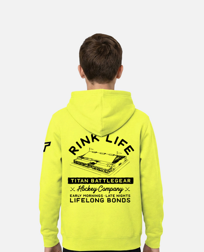 YTH Rink Life Rink Hoodie - Neon Yellow