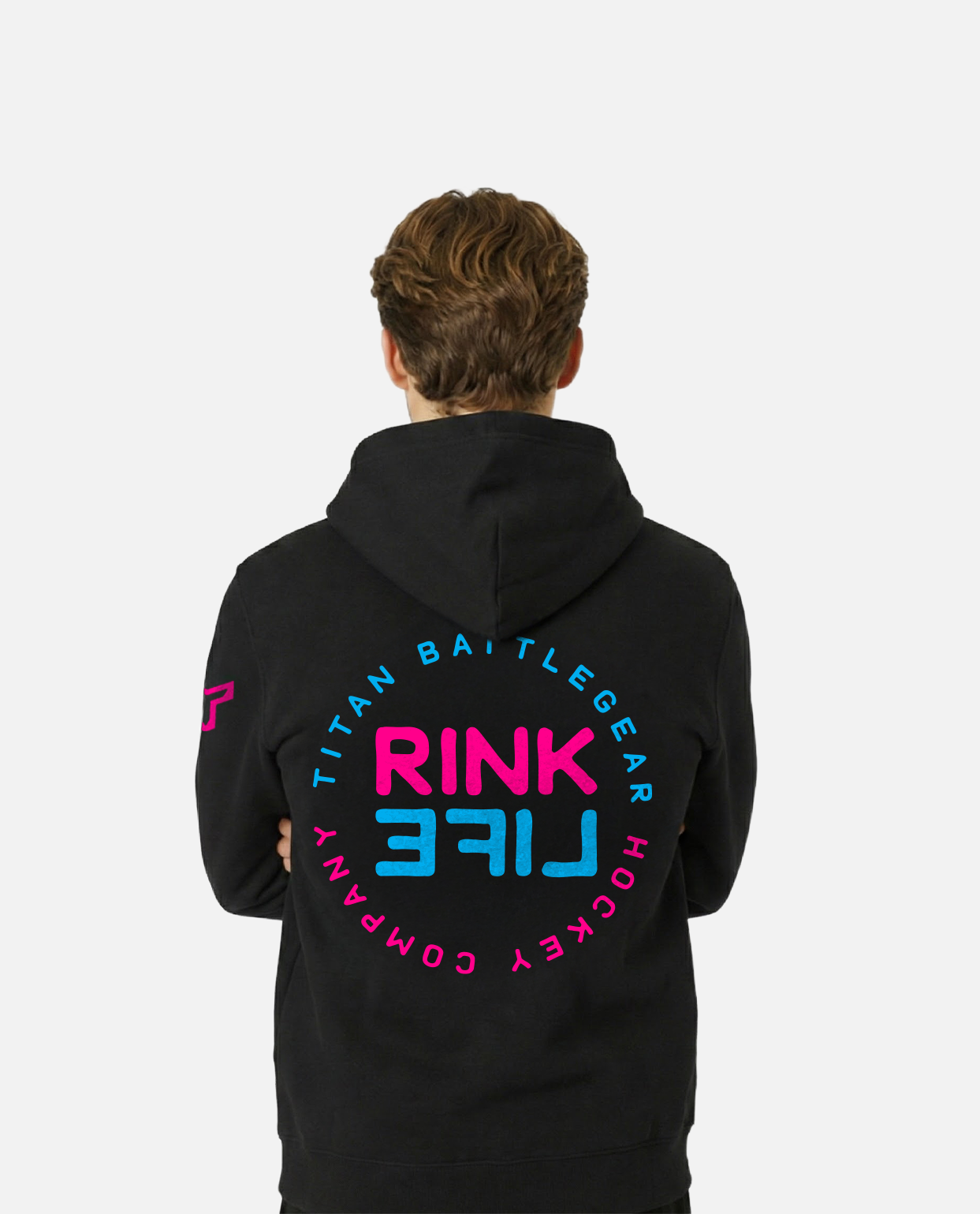 SR RL Circle Hoodie - Black