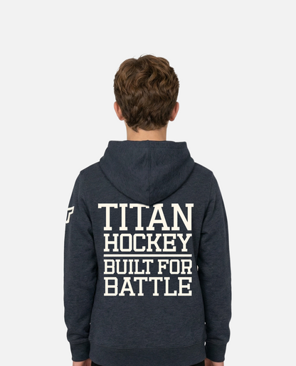 YTH Battle Hoodie - Navy Heather