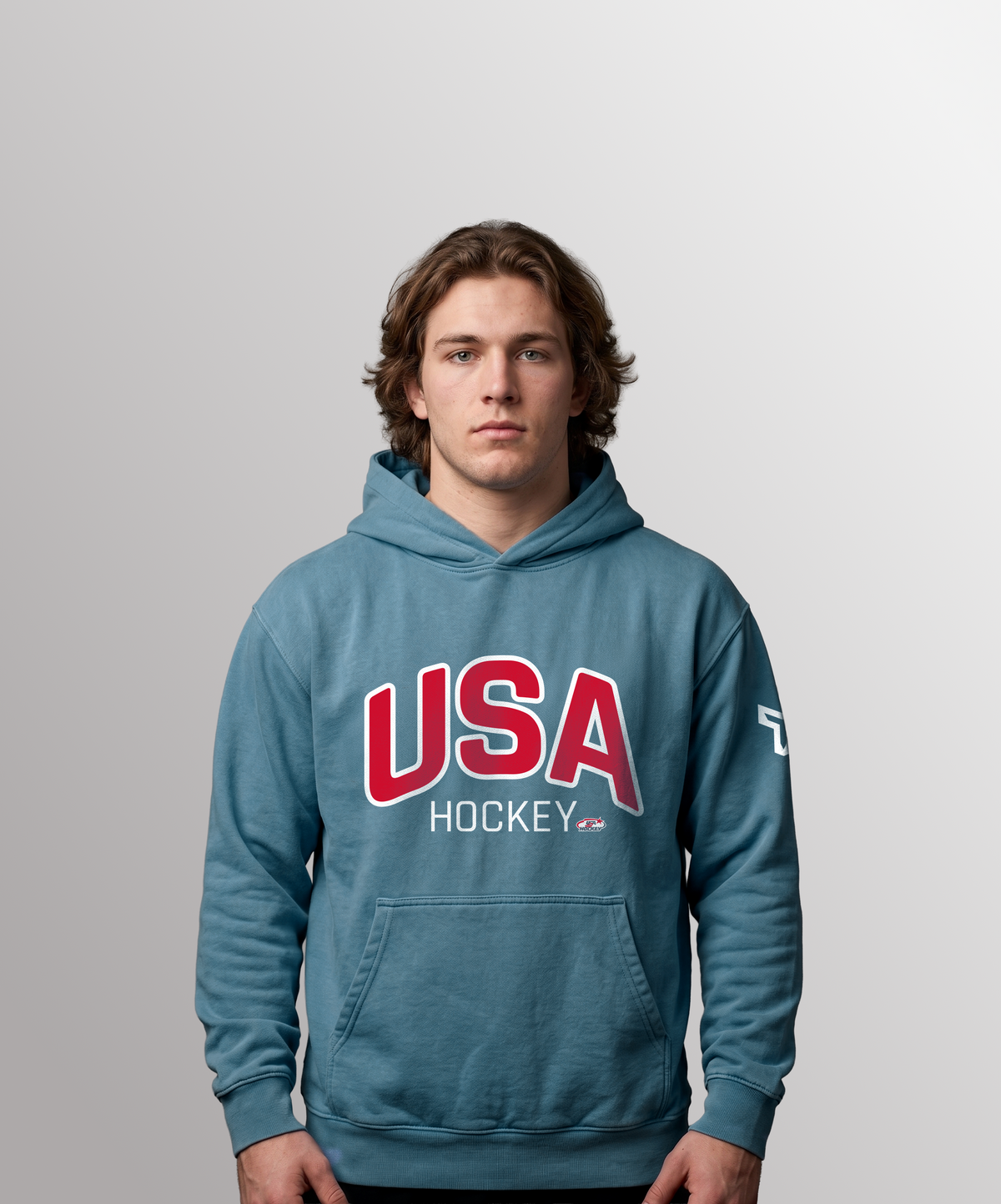 SR USA ARCH HOODIE - PIGMENT CAROLINA