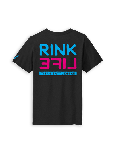 SR RL STACK 2.0 TEE - BLACK