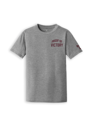 SR VICTORY TEE - HEATHER GRAY
