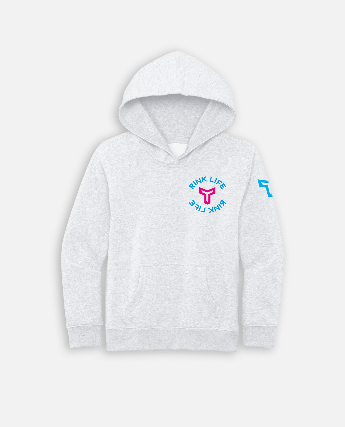 YTH RL STACK HOODIE - HEATHER GRAY