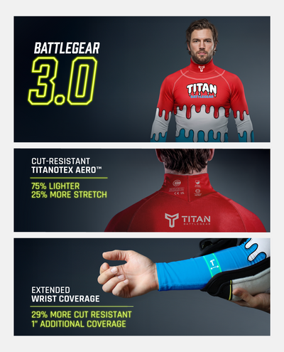 YTH CUT-RESISTANT BASELAYER 3.0 - FROZEN ROCKET