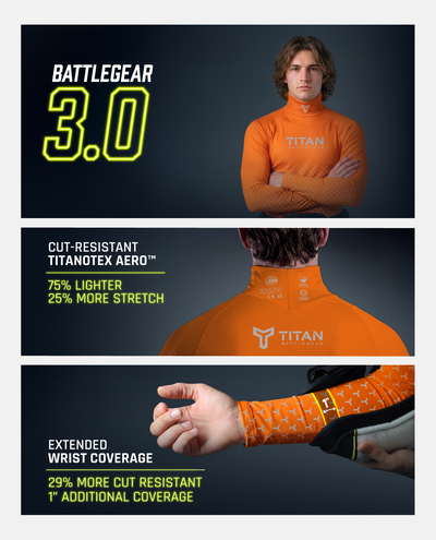 SR CUT-RESISTANT BASELAYER 3.0 - ORANGE