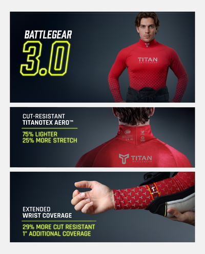 CUT-RESISTANT BASELAYER 3.0 - RED