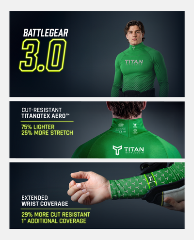 YTH CUT-RESISTANT BASELAYER 3.0 - KELLY