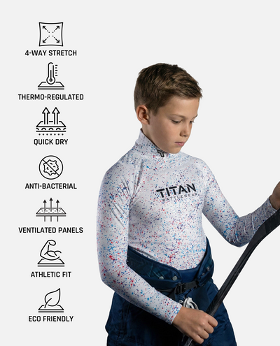 CUT-RESISTANT BASELAYER 2.0 - CANVAS SPLATTER