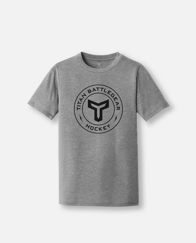 YTH PUCK LOGO TEE