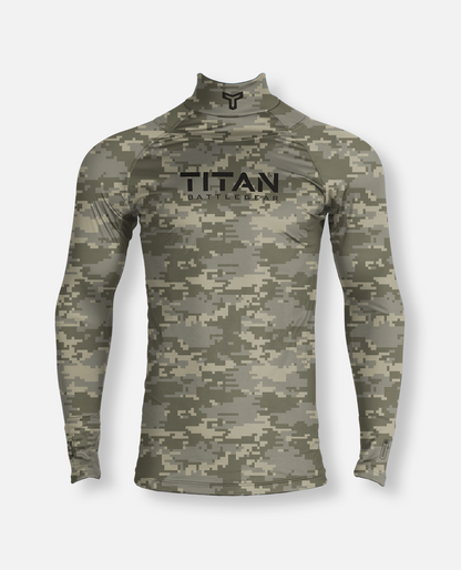 BG 2.0 LS NECK GUARD SHIRT - DIGI CAMO