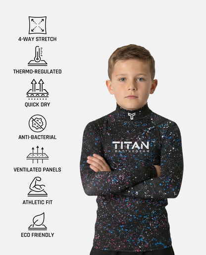 CUT-RESISTANT BASELAYER - GALAXY SPLATTER