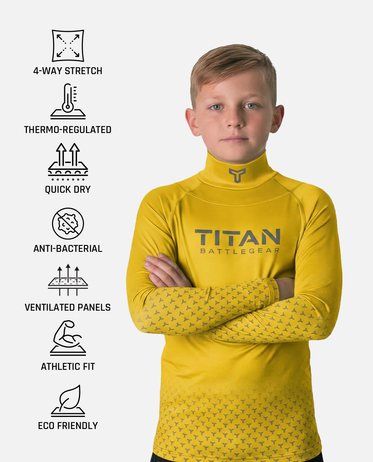 CUT-RESISTANT BASELAYER 2.0 - TEAM GOLD