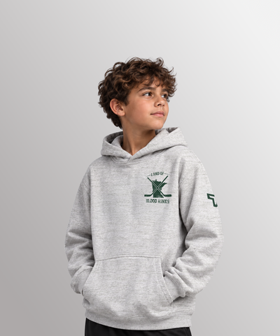 YTH 10,000 RINKS HOODIE - HEATHER GRAY