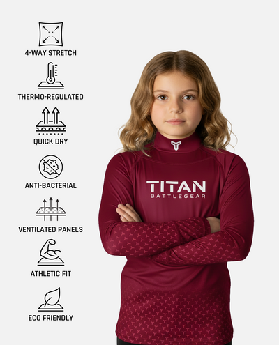 CUT-RESISTANT BASELAYER 2.0 - MAROON
