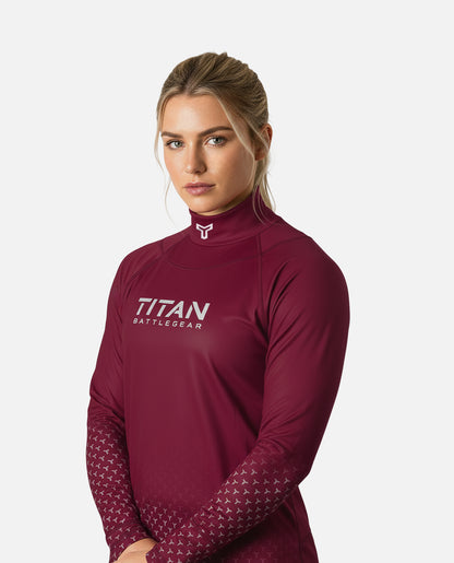 CUT-RESISTANT BASELAYER - MAROON