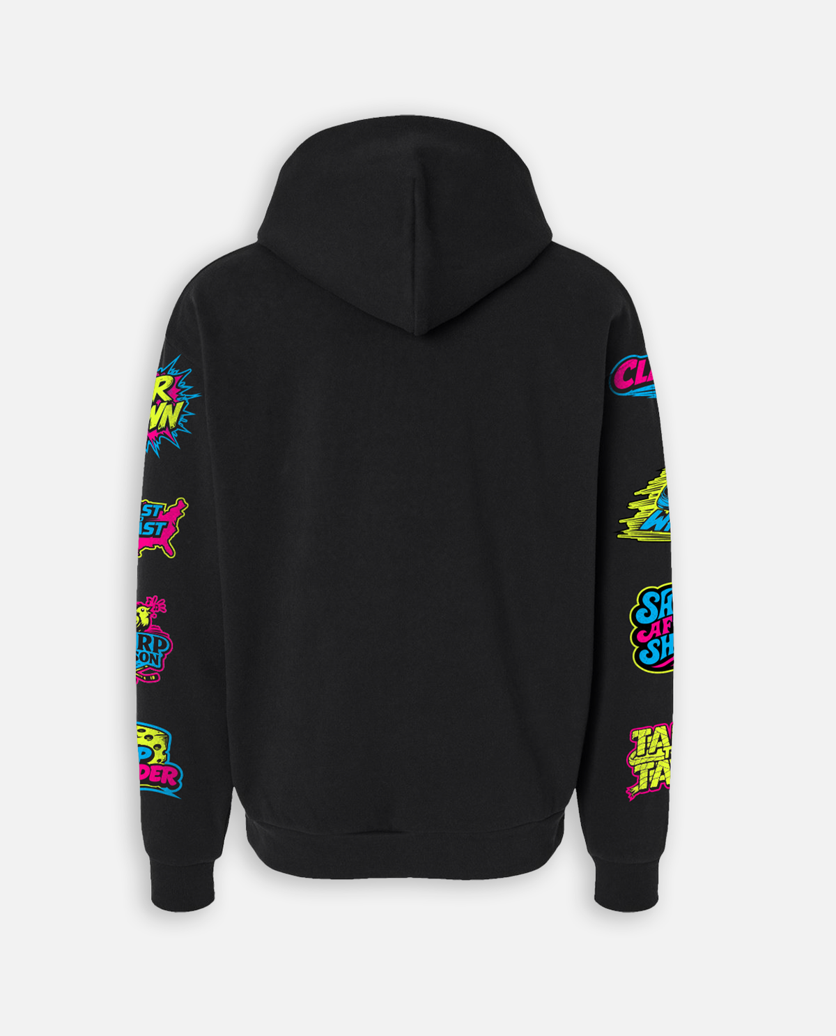 SR STICKERPACK HOODIE - BLACK