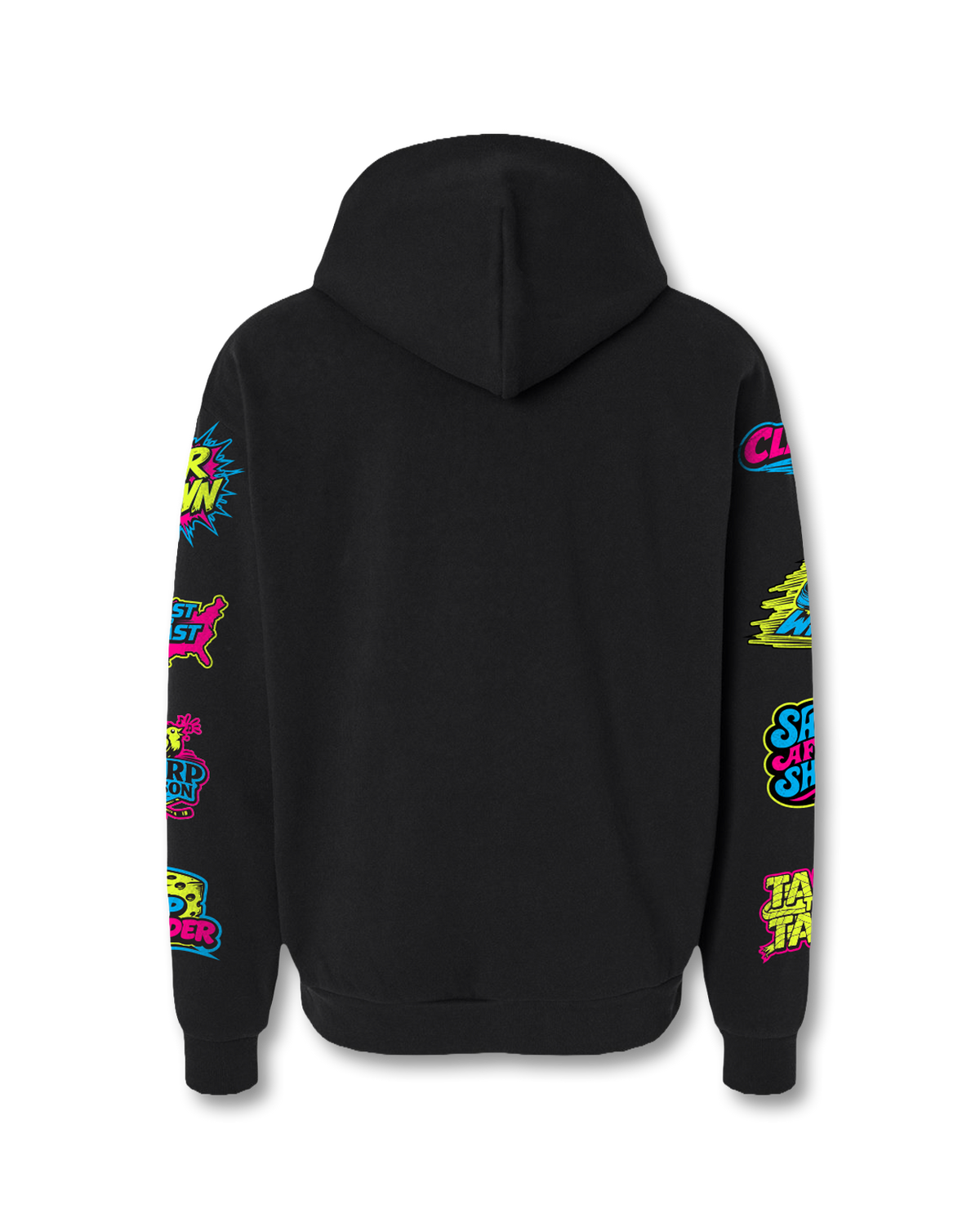 SR STICKERPACK HOODIE - BLACK
