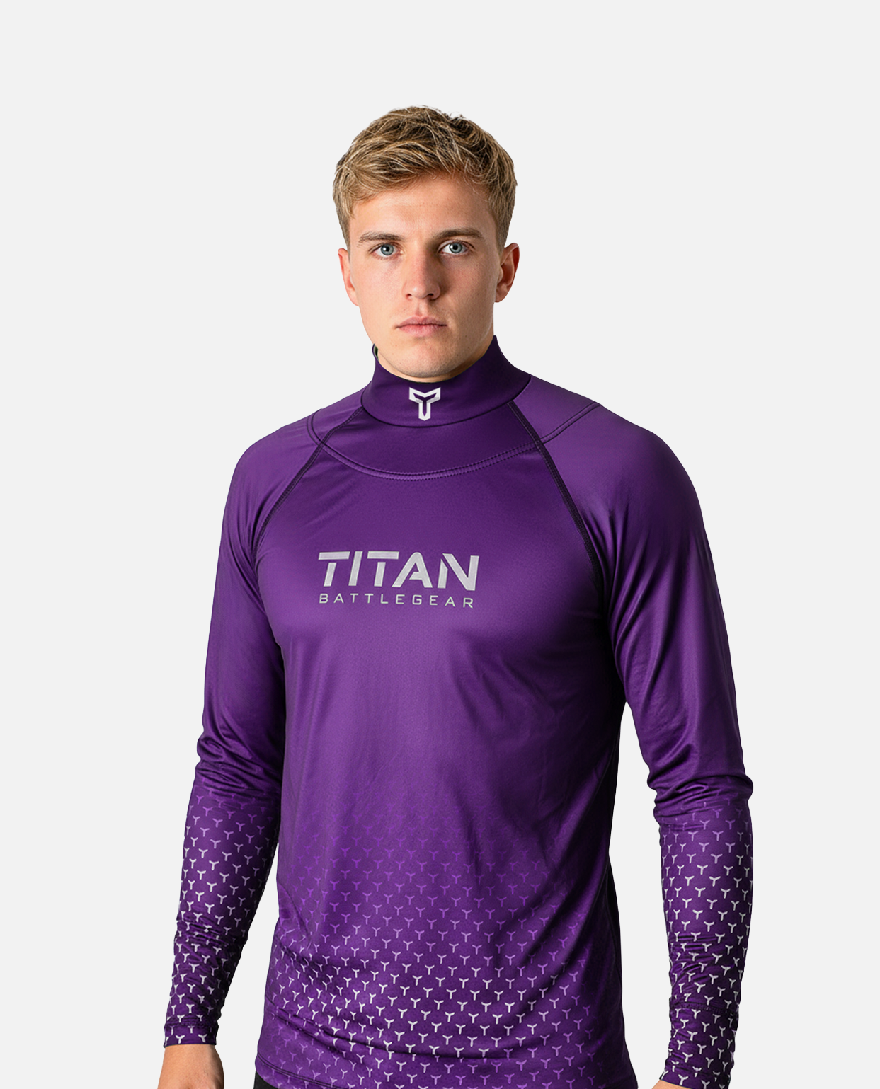 BG 2.0 LS NECK GUARD SHIRT - TEAM PURPLE