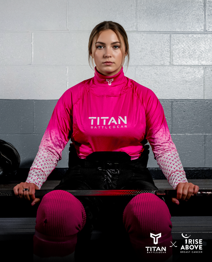 BG 2.0 LS NECK GUARD SHIRT - PINK FROST