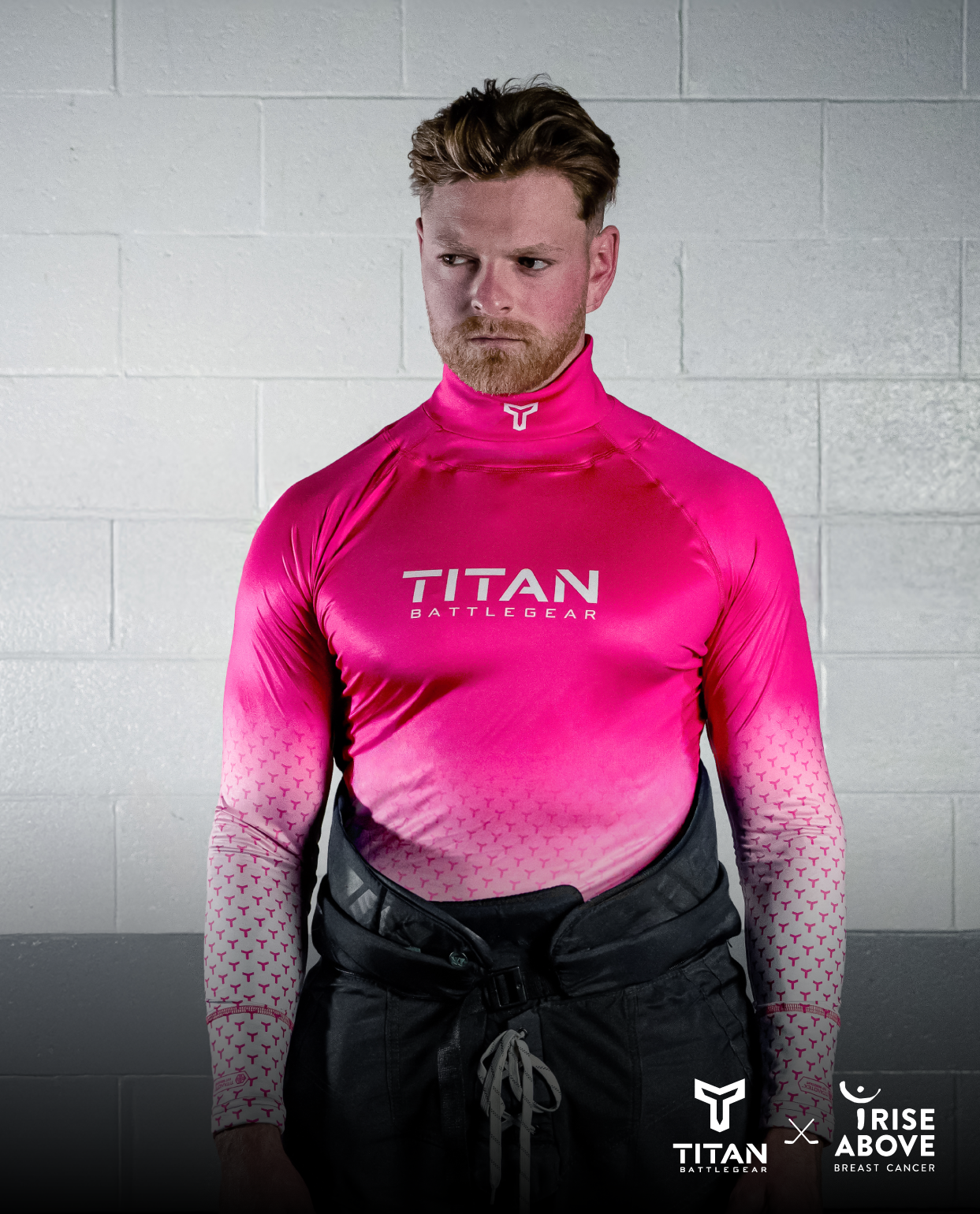 BG 2.0 LS NECK GUARD SHIRT - PINK FROST