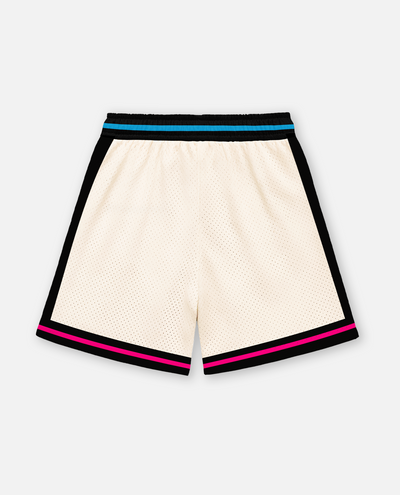 titan battlegear beige shorts with 'RINK LIFE' text on a white background