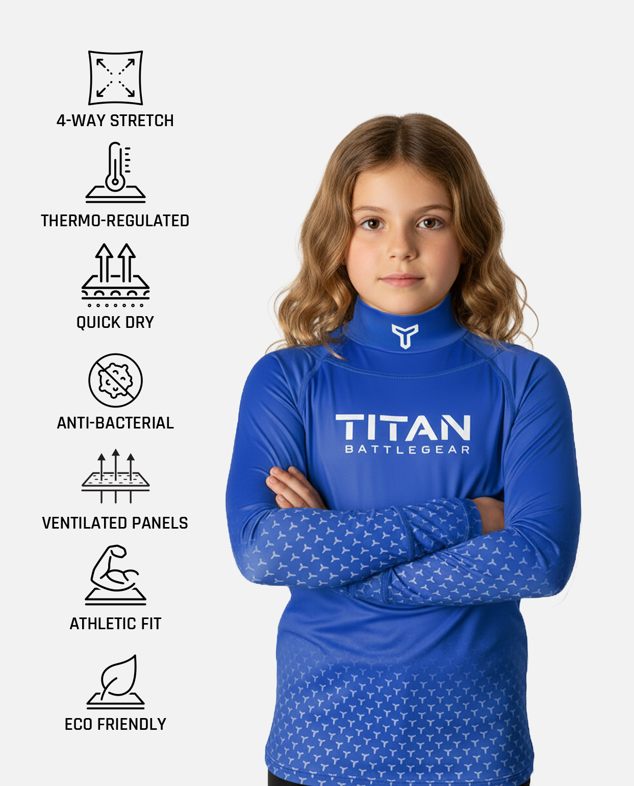 CUT-RESISTANT BASELAYER - ROYAL