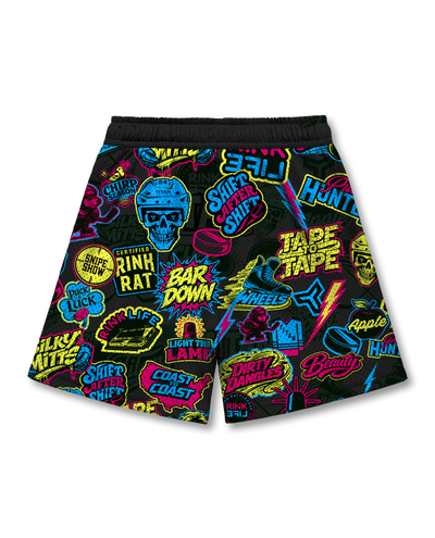 YTH DRYLAND SHORT - STICKER PACK