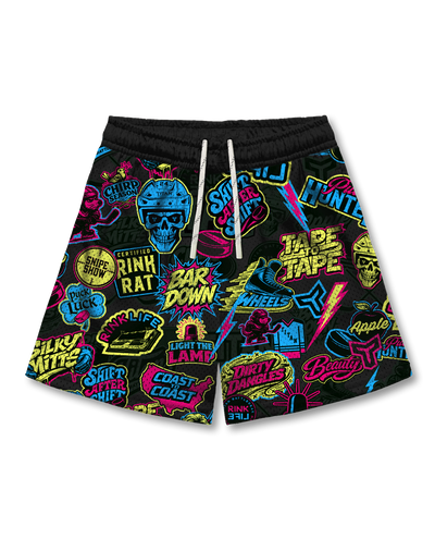 YTH DRYLAND SHORT - STICKER PACK