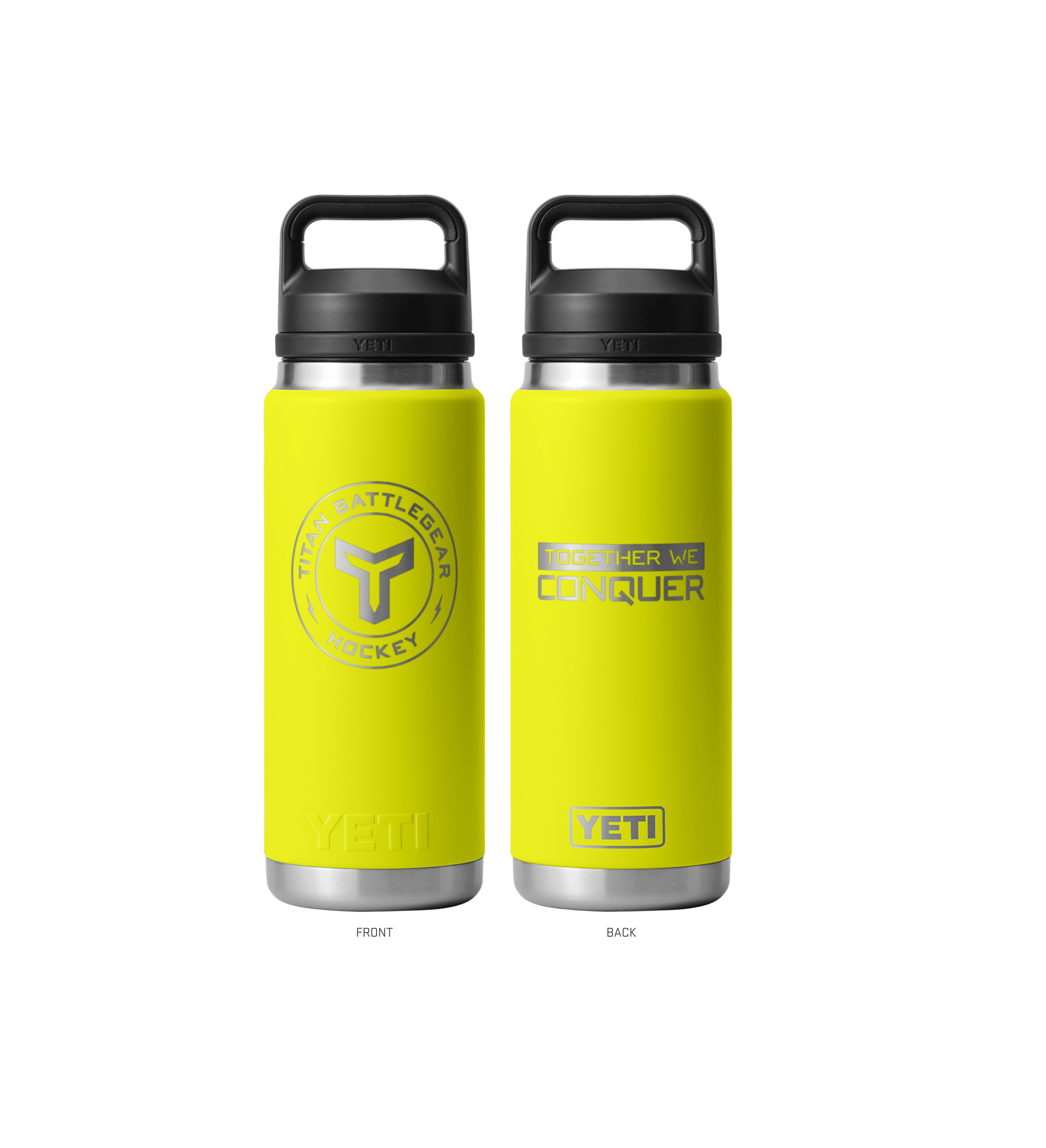 TITAN YETI RAMBLER WATER BOTTLE - CHUG CAP (26oz)