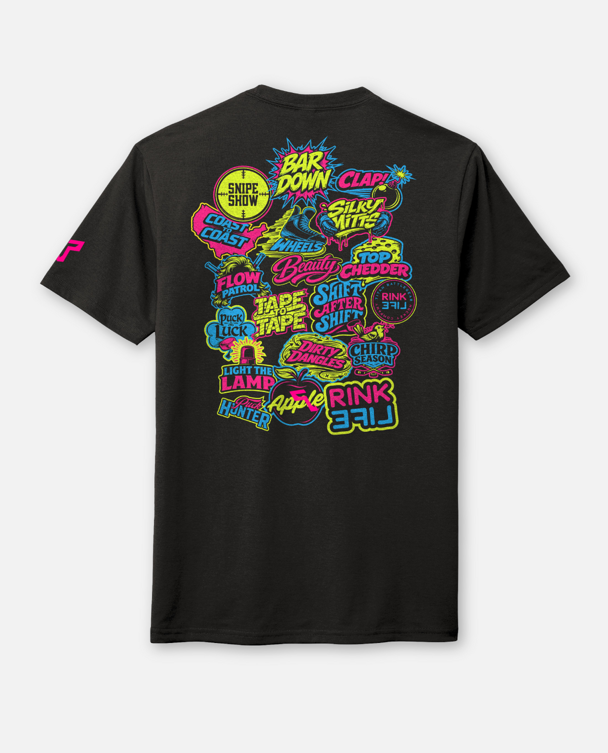 SR STICKERPACK TEE - BLACK
