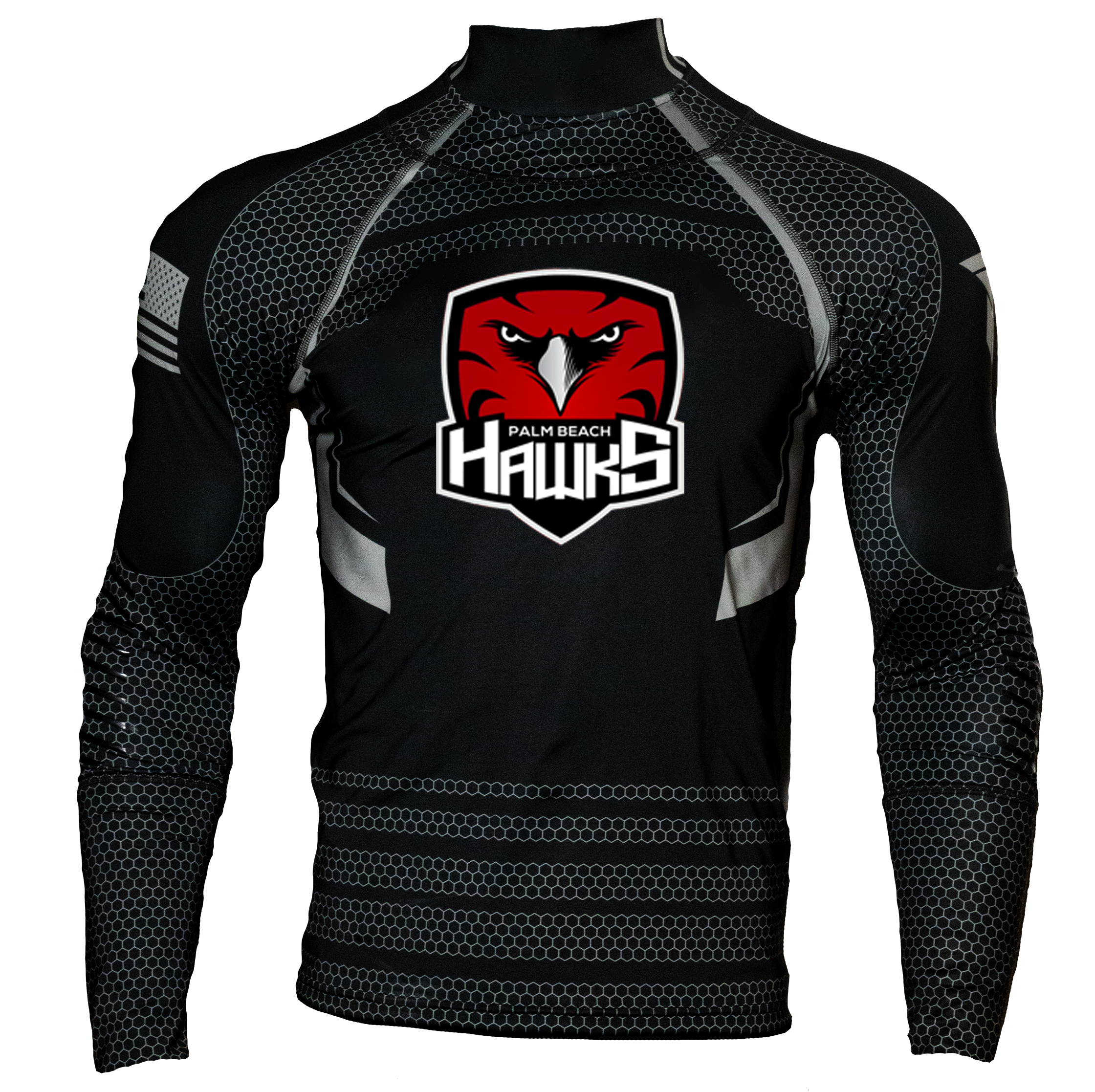Black Hawks Shirt, Front View