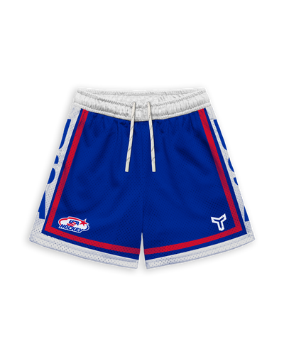 YTH DRYLAND SHORT - USA HOCKEY ROYAL