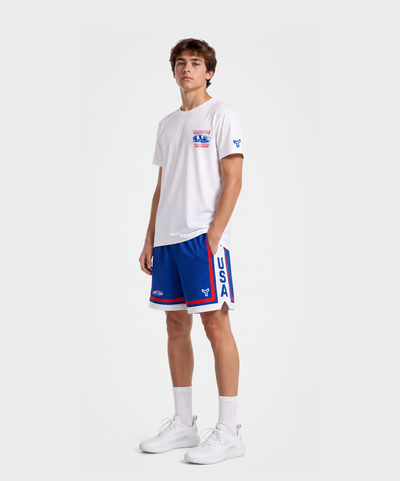 SR DRYLAND SHORT - USA HOCKEY ROYAL