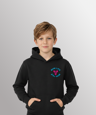 YTH RL STACK HOODIE - BLACK