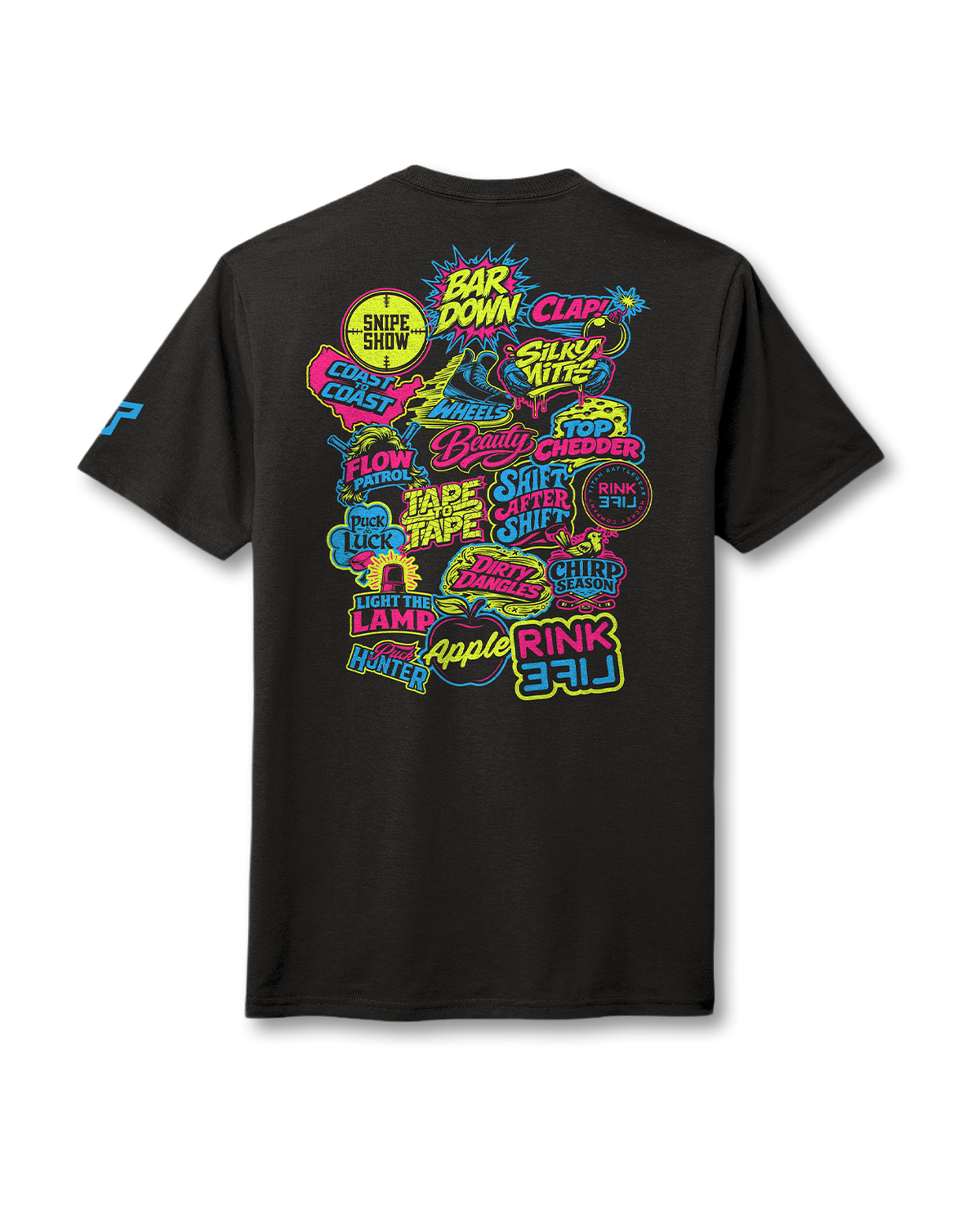 YTH STICKERPACK TEE - BLACK