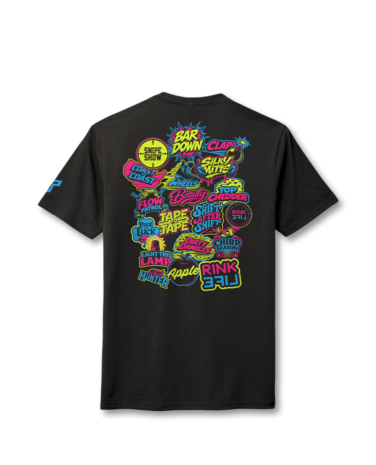YTH STICKERPACK TEE - BLACK