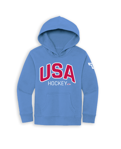 YTH USA ARCH HOODIE - CAROLINA