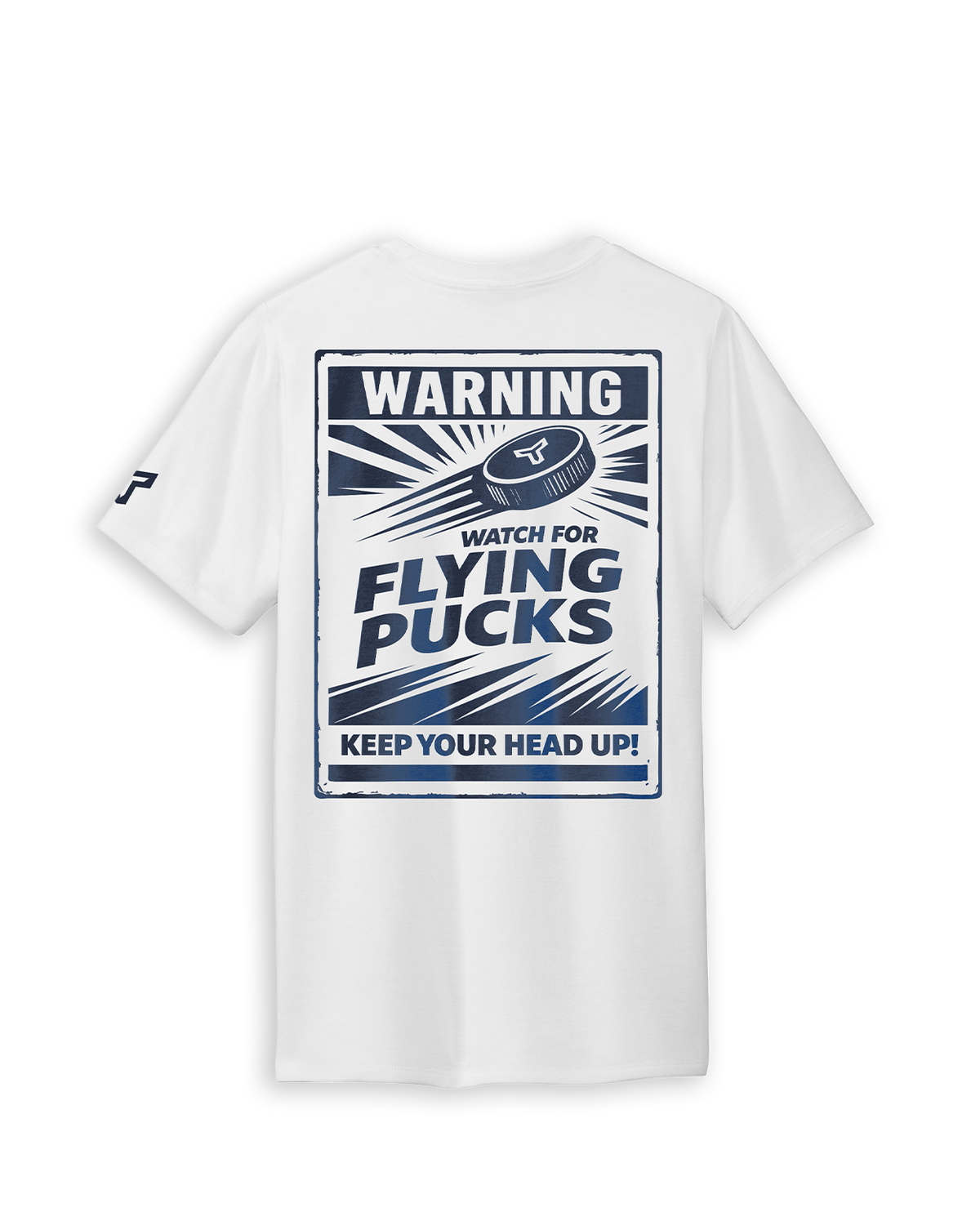 YTH FLYING PUCKS TEE - WHITE