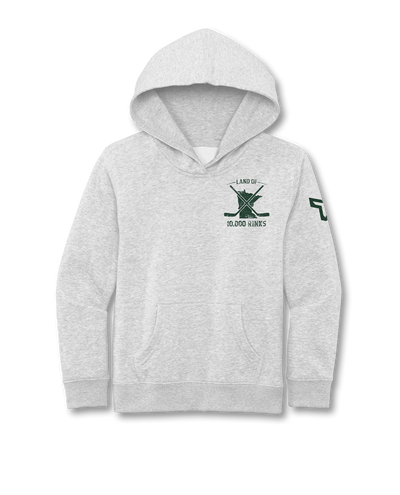 YTH 10,000 RINKS HOODIE - HEATHER GRAY