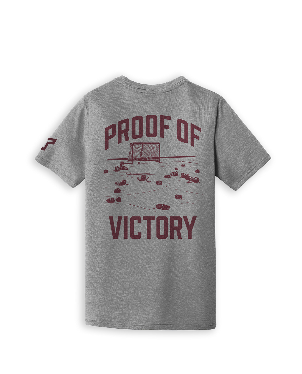 YTH VICTORY TEE - HEATHER GRAY