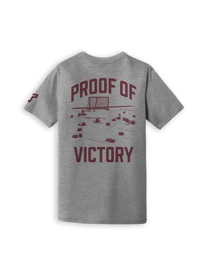YTH VICTORY TEE - HEATHER GRAY