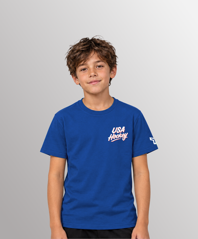 YTH FOR THE FLAG TEE - ROYAL