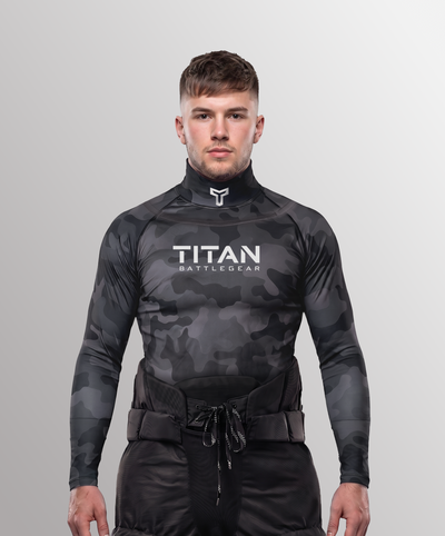 YTH CUT-RESISTANT BASELAYER 3.0 - BLACKOUT CAMO
