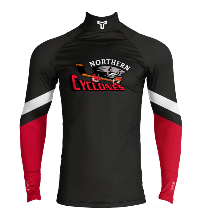 NORTHERN CYCLONES - CUSTOM NECK & WRIST GUARD SHIRT