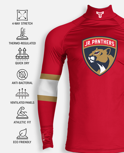 FL JR PANTHERS (RED) - CUSTOM CUT-RESISTANT BASELAYER