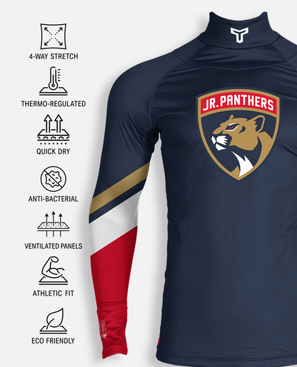FL JR PANTHERS (NAVY) - CUSTOM CUT-RESISTANT BASELAYER