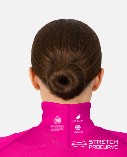 BG 2.0 LS NECK GUARD SHIRT - PINK FROST