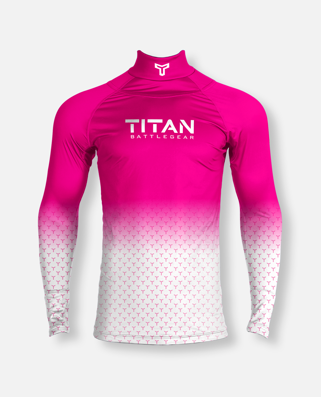 BG 2.0 LS NECK GUARD SHIRT - PINK FROST