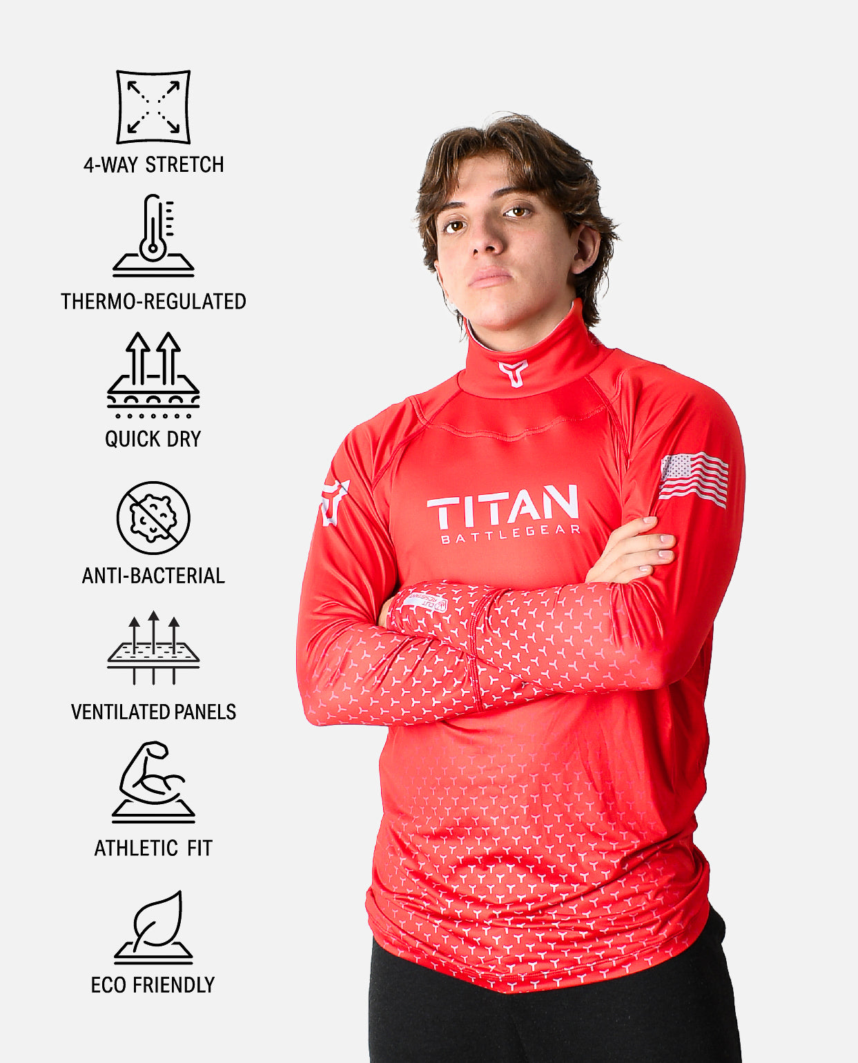 BattleGear 2.0 LS - Team Red
