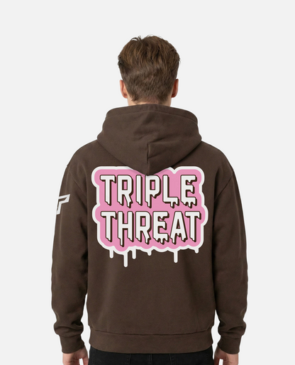 SR Triple Threat Hoodie - Brown